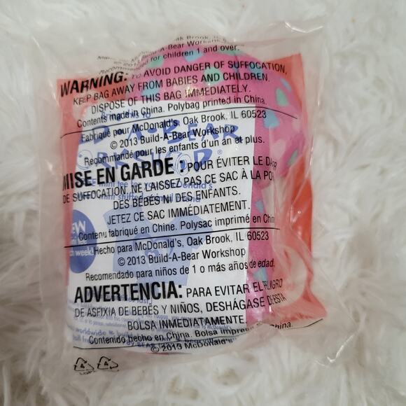 2013 McDonalds Build a Bear Colorful Gumdrop Bear New in Package 5 - Picture 2 of 2